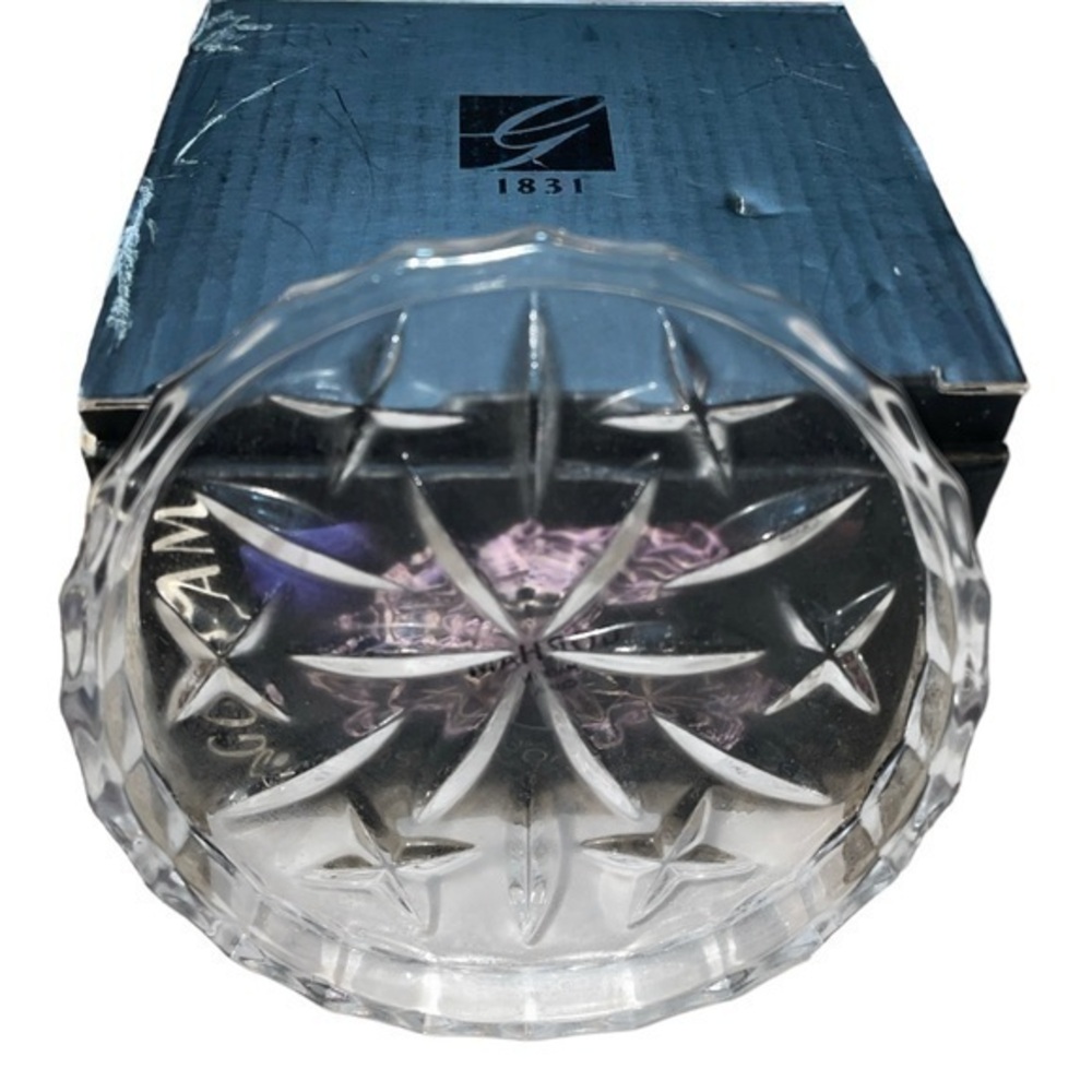 Gorham Lady Anne Crystal Coaster Set